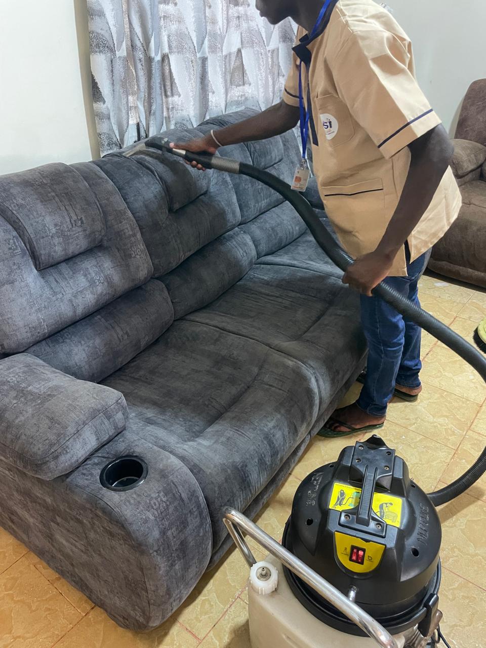 Before Sofa Cleaning